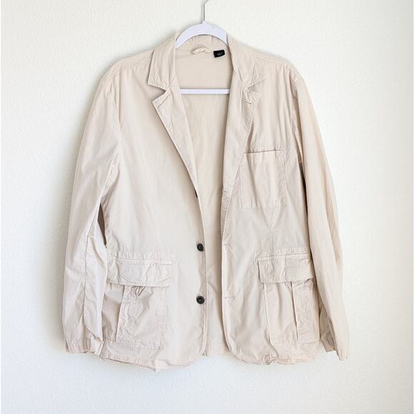 Woolrich Stretch Cotton Buttton Single-breasted Blazer Italy Jacket, size M - Picture 1 of 9